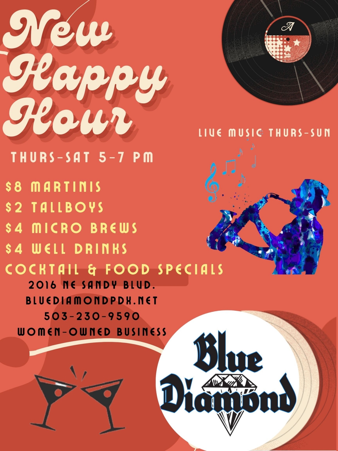 The Blue Diamond Bar & Grill Bites & Blues Are Our Business
